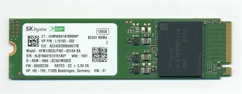 HFM128GDJTNG-8310A SK hynix - M.2 Nvme - 2280 128GB