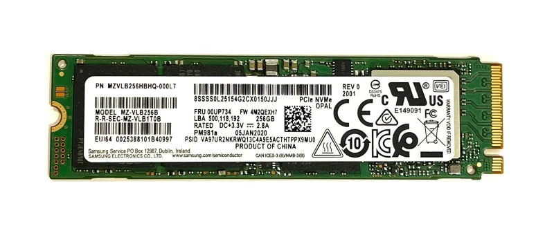 SAMSUNG MZVLB256HBHQ-000L2 Samsung - M.2 Nvme - 2280 256GB