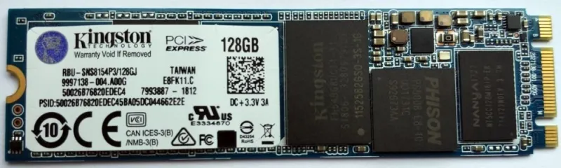 KINGSTON RBUSNS8154P3128GJ3 Kingston - M.2 Sata - 2280 128GB
