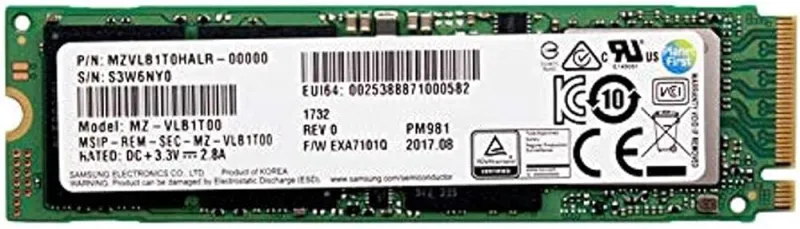 SAMSUNG MZVLB1T0HALR-000H1 Samsung - M.2 Nvme - 2280 1024GB
